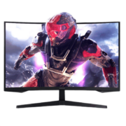 SAMSUNG 三星 32/27英寸 2K/144Hz 1ms响应率 高端游戏电竞曲面屏电脑显示器  C32G55TQWC