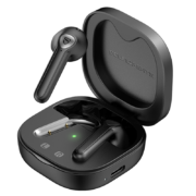 SoundPEATS TrueAir2+ 无线充版 真无线蓝牙耳机 半入耳式TWS耳机 蓝牙5.2 适用苹果华为小米手机 黑色