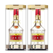 WULIANGYE 五粮液 52度 普五 浓香型白酒 500mL*2瓶 第八代