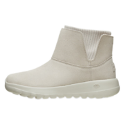 Skechers斯凯奇女鞋舒乐步反毛皮袜套保暖纯色短靴16605 自然色 37