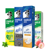 DARLIE好来(原黑人)牙膏715g家庭装 超白双重薄荷茶倍健（百香果/白桃）护牙亮白 清新口气