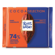 瑞特滋Ritter Sport 74%秘鲁浓醇巧克力 100g