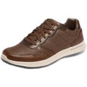 Skechers斯凯奇男鞋新款绑带软底皮鞋 拼接舒适美式休闲鞋 65411 巧克力色/CHOC 40