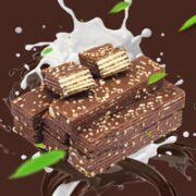 坚果巧克力威化夹心饼干 500克