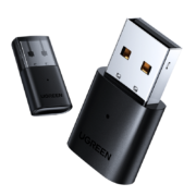 绿联 USB蓝牙适配器5.0发射器 蓝牙音频接收器模块 PC台式机笔记本电脑接手机无线蓝牙耳机音响鼠标键盘