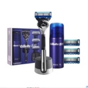 88VIP：Gillette 吉列 锋隐致顺限量版（1刀架+4刀头+剃须啫喱70g+刀架底座）