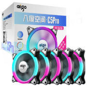 爱国者（aigo） 八度空间C5pro ARGB 12CM电脑机箱风扇 5只装套装 标配控制器