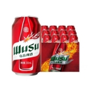 88vip:红乌苏啤酒330ml*24罐大乌苏新疆原浆+凑单品