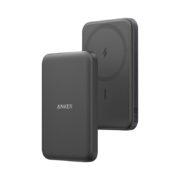 Anker安克 苹果磁吸充电宝magsafe轻薄便携 无线充电宝苹果用自带Type-C线 适苹果iPhone14/13/12pro 星际灰