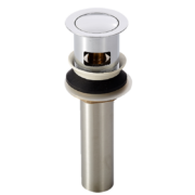 科勒（KOHLER） 科勒卫浴弹跳式落水台盆落水去水器嵌入式止水塞面盆下水器 K-R7119T-CP（嵌入式止水塞）
