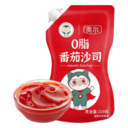 有券的上、京东特价版app：卡比兽 0脂肪番茄沙司210g/挤袋装 2件