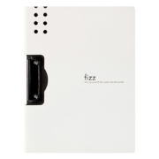 飞兹(fizz)高质感A4横式折页板夹会议夹加厚硬文件夹/试卷收纳夹/办公用品/诗朗诵签约夹板 白色A6380