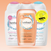 femfresh 芳芯女性私处护理液  温和去异味 3瓶装