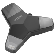 WOSR 手机u盘苹果iPhone/iPadType-C安卓高速优盘定制刻字加密电脑两用通用 黑色丨四合一U盘 32G