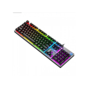 HP 惠普 K500 104键 有线薄膜键盘 黑色 混光