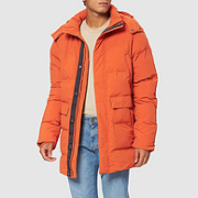 Superdry 极度干燥 Train Heavyweight 男士中长款连帽棉服
