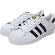 Adidas(阿迪达斯) 三叶草 金标贝壳头 白色 经典男女同款 SUPERSTAR 金标贝壳头 38码
