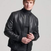 Superdry 极度干燥 男士飞行员真皮夹克