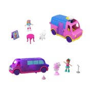 迷你波莉(POLLY POCKET)儿童玩具女孩生日礼物过家家玩具-汽车宝盒（盲盒玩具混装随机发货1个）GGC39