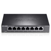 TP-LINK 8口千兆交换机 企业级交换器 监控网络网线分线器 分流器 金属机身 TL-SG1008D