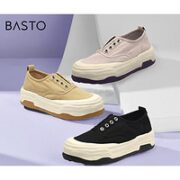 BASTO 百思图 女士溶解帆布鞋 IC857CA2