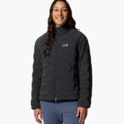 M码！Mountain Hardwear 山浩 Stretchdown 700蓬女士轻薄立领羽绒服