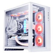 LIANLI 联力 包豪斯O11D 纯白 游戏电脑海景房主机箱 高塔/双U3+Type-C/双面玻璃/三面水冷位/E-ATX/双电源仓