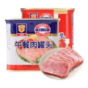 上海梅林 午餐肉罐头 经典美味两罐装 餐饮优选火锅搭档340g*2 中华老字号（包装更替发货）