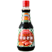 厨邦 酱油 特级老抽 180天酿造酱油 红烧酱油 410ml