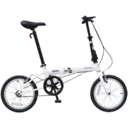 大行（DAHON）折叠自行车16英寸高碳钢单速男女式学生自行车上班通勤单车kt610 白色