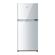 Haier/海尔冰箱双门小冰箱小型迷你家用家电超薄风冷无霜/直冷二门节能电冰箱 118升双门节能直冷冰箱118TMPA