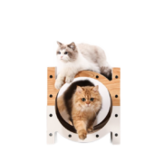 福丸 猫窝 猫房子简约风耐磨四季通用宠物用品 秋冬保暖舒适 三用拼色吊床立式猫抓板