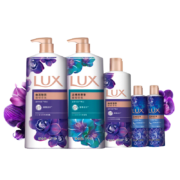 力士（LUX）精油香氛沐浴露幽莲1kg+恣情1kg送幽莲350g+100g*2持久留香家庭装