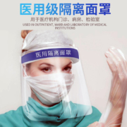 依娜医用隔离面罩防护目镜一次性防飞沫高清透明儿童医疗防疫脸罩