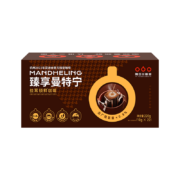 隅田川 进口甄享曼特宁挂耳式黑咖啡粉 年货送礼礼盒 10g*22片装