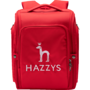 HAZZYS哈吉斯童装女童双肩背包儿童双肩包背包书包大容量孩子上学书包 经典红 双肩包