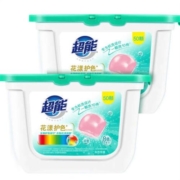 超能 防串色浓缩花香型洗衣凝珠8g*50颗*2盒