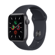 Apple Watch SE 2021款智能手表 GPS款 40毫米深空灰色铝金属表壳 午夜色运动型表带MKQ13CH/A1799元
