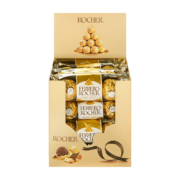 费列罗（FERRERO）榛果威化糖果巧克力制品喜糖 圣诞送礼48粒礼盒装600g 金榜推荐