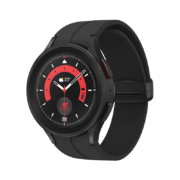 三星（SAMSUNG）Galaxy Watch5 Pro蓝牙通话版 运动智能电话手表/体脂/5纳米芯片/导航/血氧 45mm 铂萃黑