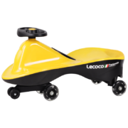乐卡（Lecoco）扭扭车儿童车1-3-6岁溜溜车宝宝摇摇车玩具车可坐人 防侧翻 费迪 奥利黄