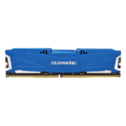 铨兴（QUANXING） DDR4 3200MHz台式机内存条 3600频率电脑超频马甲条 冰蓝系列 台式机16G DDR4 3200MHz
