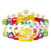 果乐士 酸奶果泥缤纷组合装90g*7藜麦水果泥果汁泥酸奶泥儿童零食