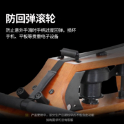迷鹿（FanDeer） 可折叠划船机家用水阻智能划桨机室内健身器材实木滑船无级变阻 【入门款】18桨叶折叠款