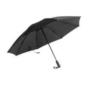 蕉下雨伞 起始系列全自动三折伞 加固折叠反向雨伞成人男士高端商务大号52cm*8骨 贝克黑