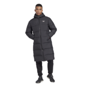 Reebok锐步官方男女款运动户外羽绒服外套保暖中长款HE5893 HE5893-黑色 2XL