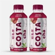 天猫U先：可口可乐  COSTA 咖世家 轻乳茶低糖低脂肪饮料  400ml*2瓶