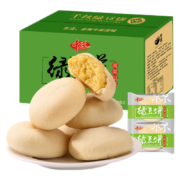千丝 绿豆饼办公室点心休闲早餐糕点小零食品年货 绿豆饼整箱 400克