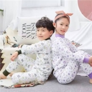 南极人 男女童三层夹棉套装
