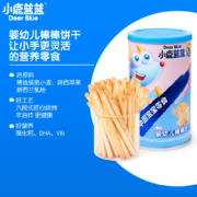 小鹿蓝蓝婴幼儿棒棒饼干宝宝零食非油炸辅食磨牙饼干130gX1盒